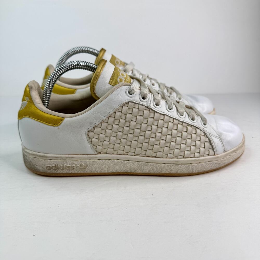 Adidas Stan Smith 2 Wave Shoes Sneakers White Gold 654228 Mens 7.5